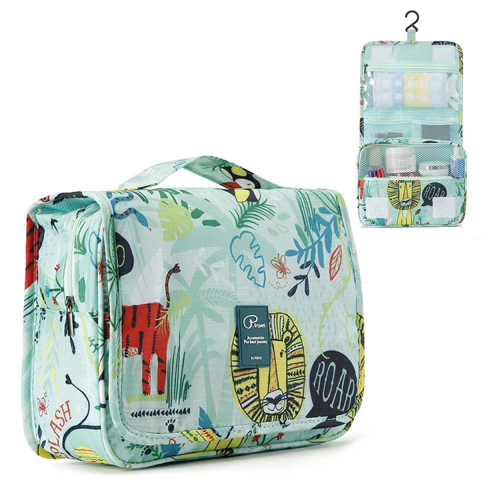 

Cosmetic Wash Bag Toiletry Organizer Toiletry Bag for Hotel Home Bathroom Airplane Business Travel Hanging Toiletry Bag