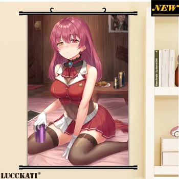 

Virtual youtuber hololive Houshou Marine ange miko bikini eyepatch cameltoe sexy loli anime wall scroll canvas painting poster