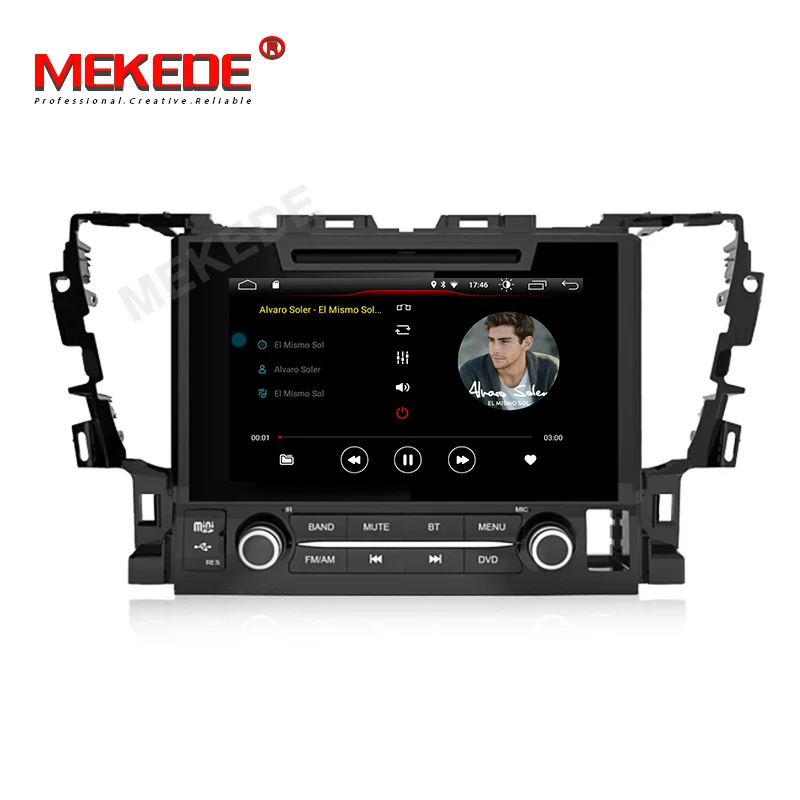 MEKEDE Android 9,0 автомобильный DVD gps навигатор мультимедийный плеер для Toyota Alphard Радио Стерео головное устройство wifi BT
