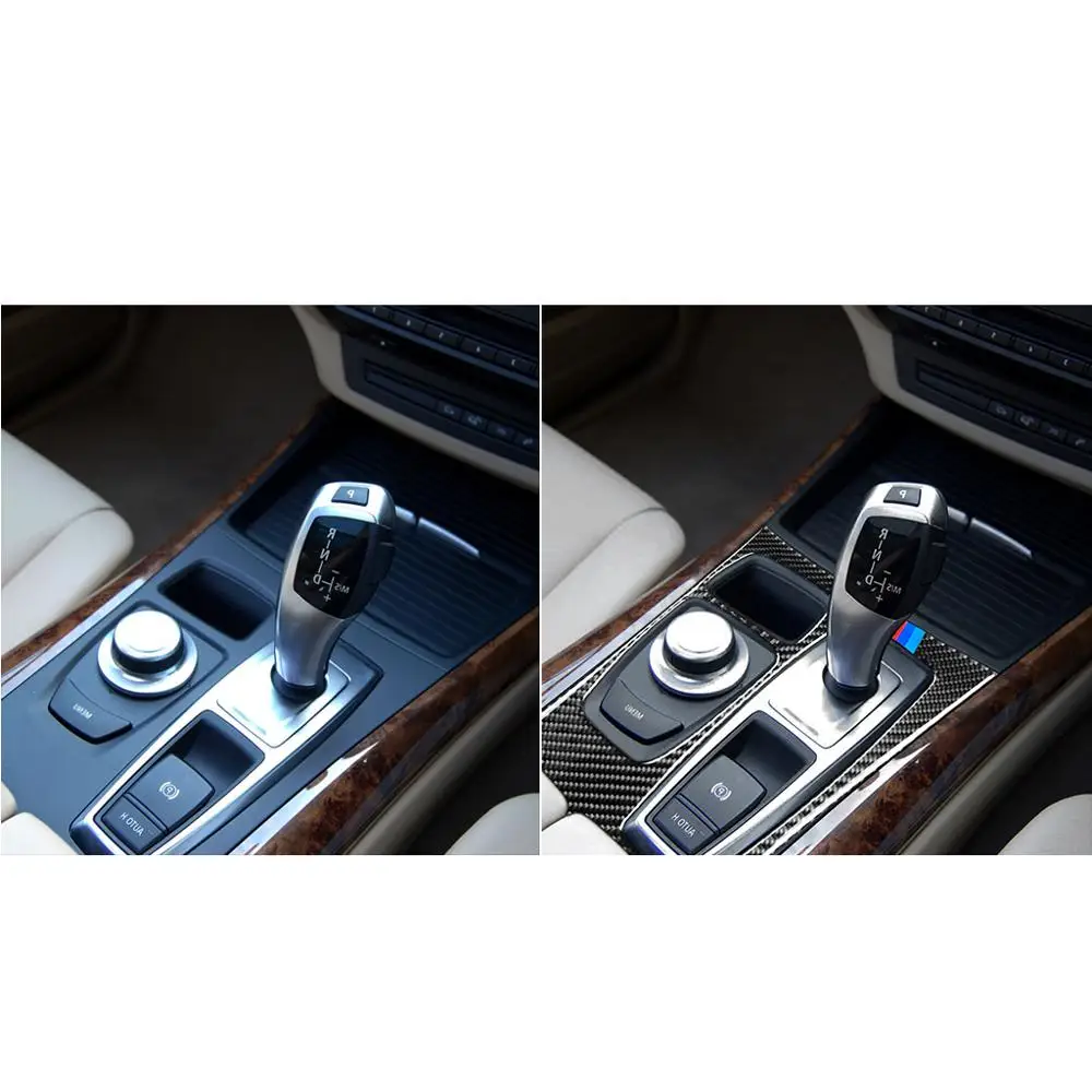 For BMW X5 E70 2008 2013 X6 E71 2009 2014 Carbon Fiber Gear Box 