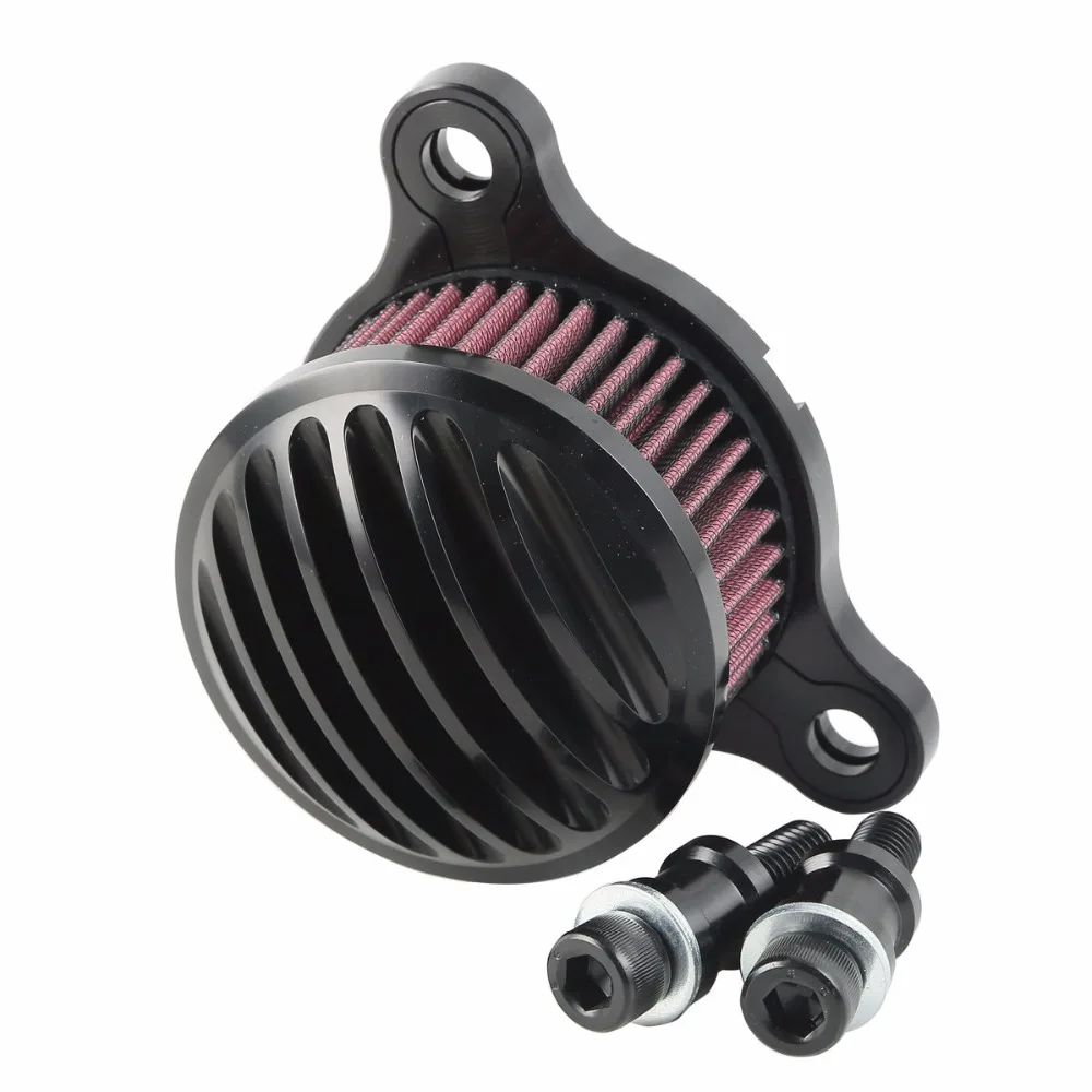 Мотоцикл черный воздухоочиститель Впускной фильтр для Harley Sportster 883 1200 XL 2004- 07 08
