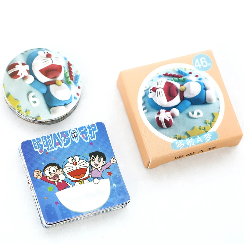 2019 милый Doraemon цветок ретро плакаты бумажные наклейки украшения Diy Ablum дневник в