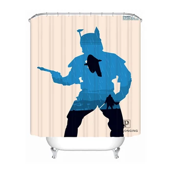 

Original Fabric Shower Curtain Custom Star Wars Shower Curtain Bathroom decor waterproof shower curtain@180421-02