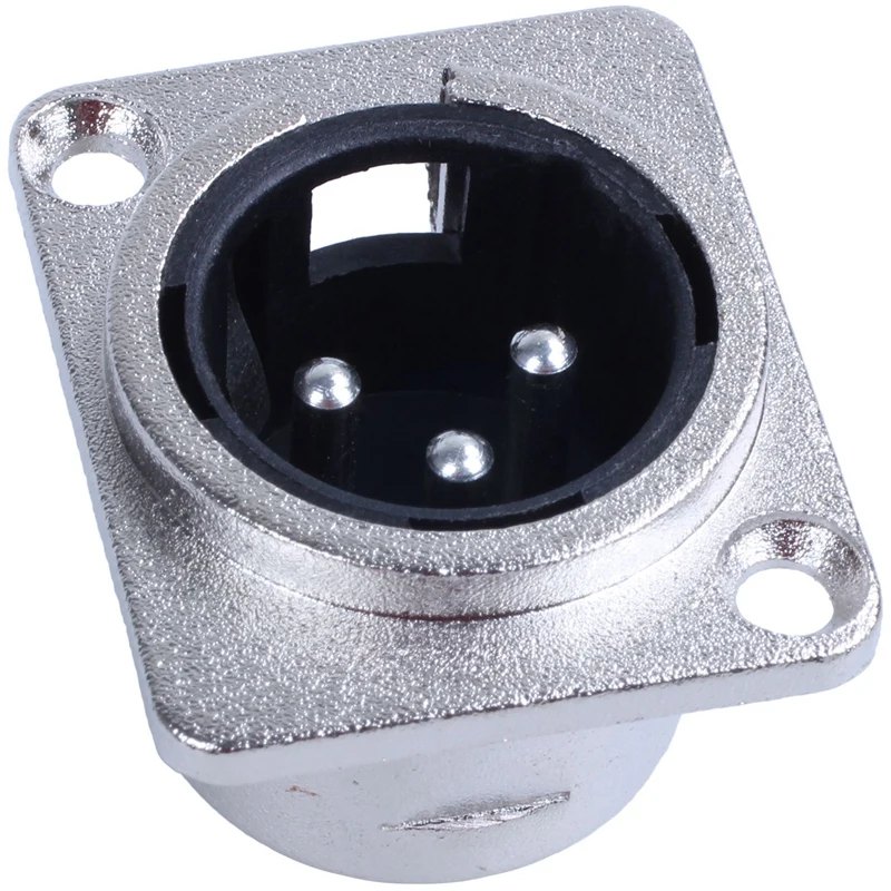 XLR Male Jack 3 Pin-panel Mount Jack серии D размер XLR-M-4 шт