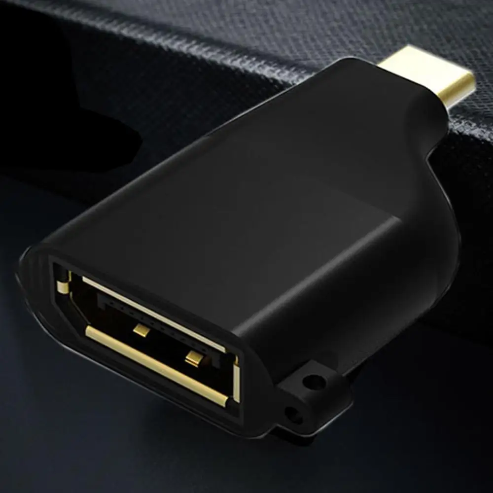 Тип C к Hdmi 4K 60Hz адаптер Usb C к Hdmi конвертер мужчин и женщин с брелок стиль черный