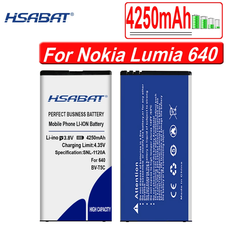 BV-T5C Батарея для microsoft Nokia Lumia 640 RM-1109 RM-1113 RM-1072 RM-1073 RM-1077 BV-T5E Lumia 950 RM-1106 RM-1104 RM-110