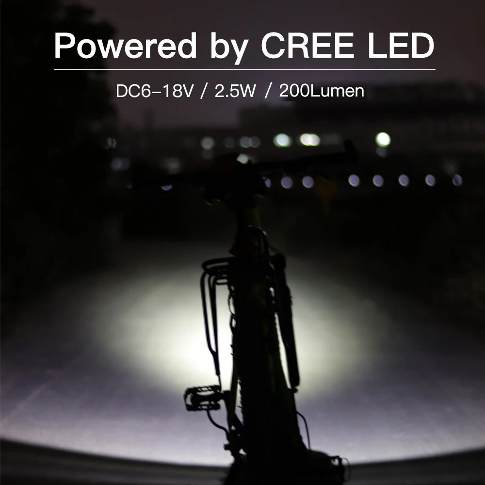 Top WEXPLORE 6V 12V 18V Electric Bike Light For Bafang TSDZ2 Mid Drive Motor LED Headlight CNC Housing Waterproof Ebike Lamp 4