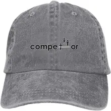 

Unisex Competitor Vintage Washed Twill Baseball Caps Adjustable Hat Funny Humor Irony Graphics Of Adult Gift Gray