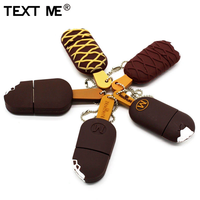 TEXT ME, 5 цветов, крутой летний день, мини, мороженое, usb флеш-накопитель, usb 2,0, 4 ГБ, 8 ГБ, 16 ГБ, 32 ГБ, 64 ГБ, флешка, подарок, usb