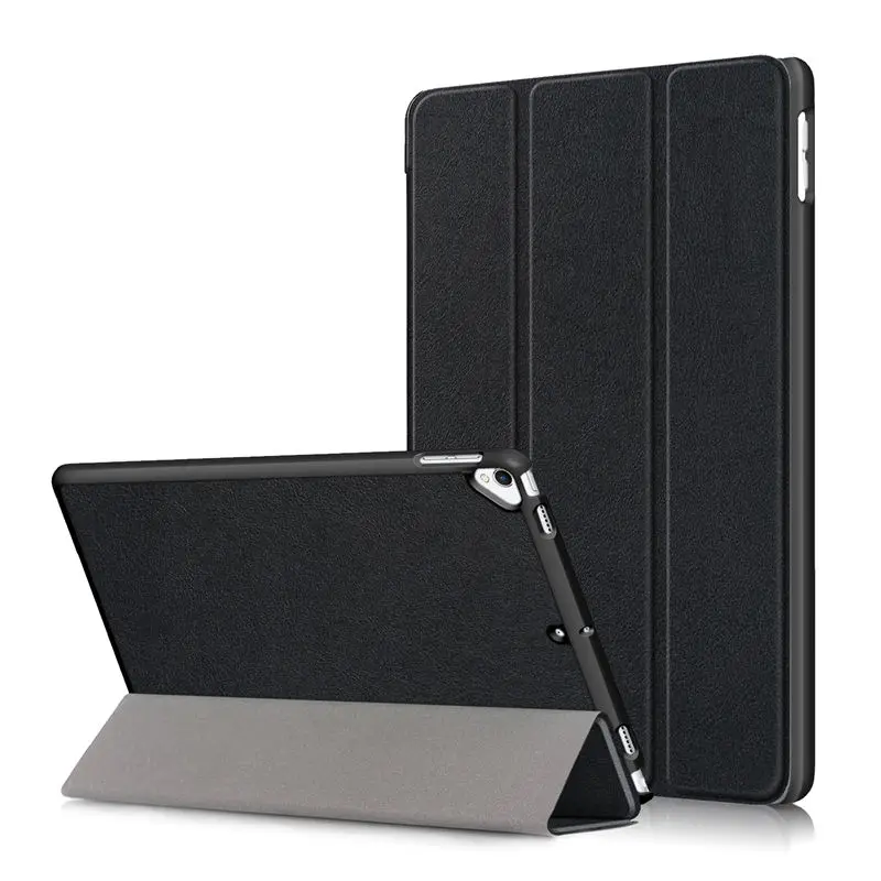 Чехол для iPad 10,2 чехол для Apple iPad 7th 10," A2200 A2198 A2232 Smart Cover Funda Магнитная Складная подставка+ подарок - Цвет: Black