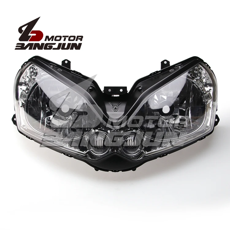 Мотоциклетные черные фары лампы в сборе для Kawasaki ZG1400 GTR1400 2008 2009 2010 2011 2012 2013