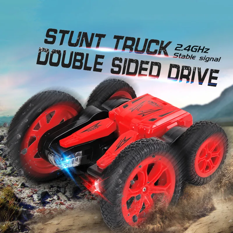 

RC Stunt Car Remote Control 2.4GHz Double Sided Rotating Tumbling Toys for Kids PAK55