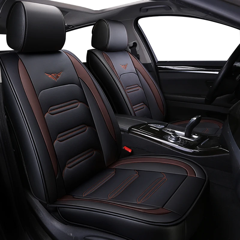 ZHOUSHENGLEE полное покрытие эко-кожаные чехлы для сидений автомобиля Renault latitude logan megane