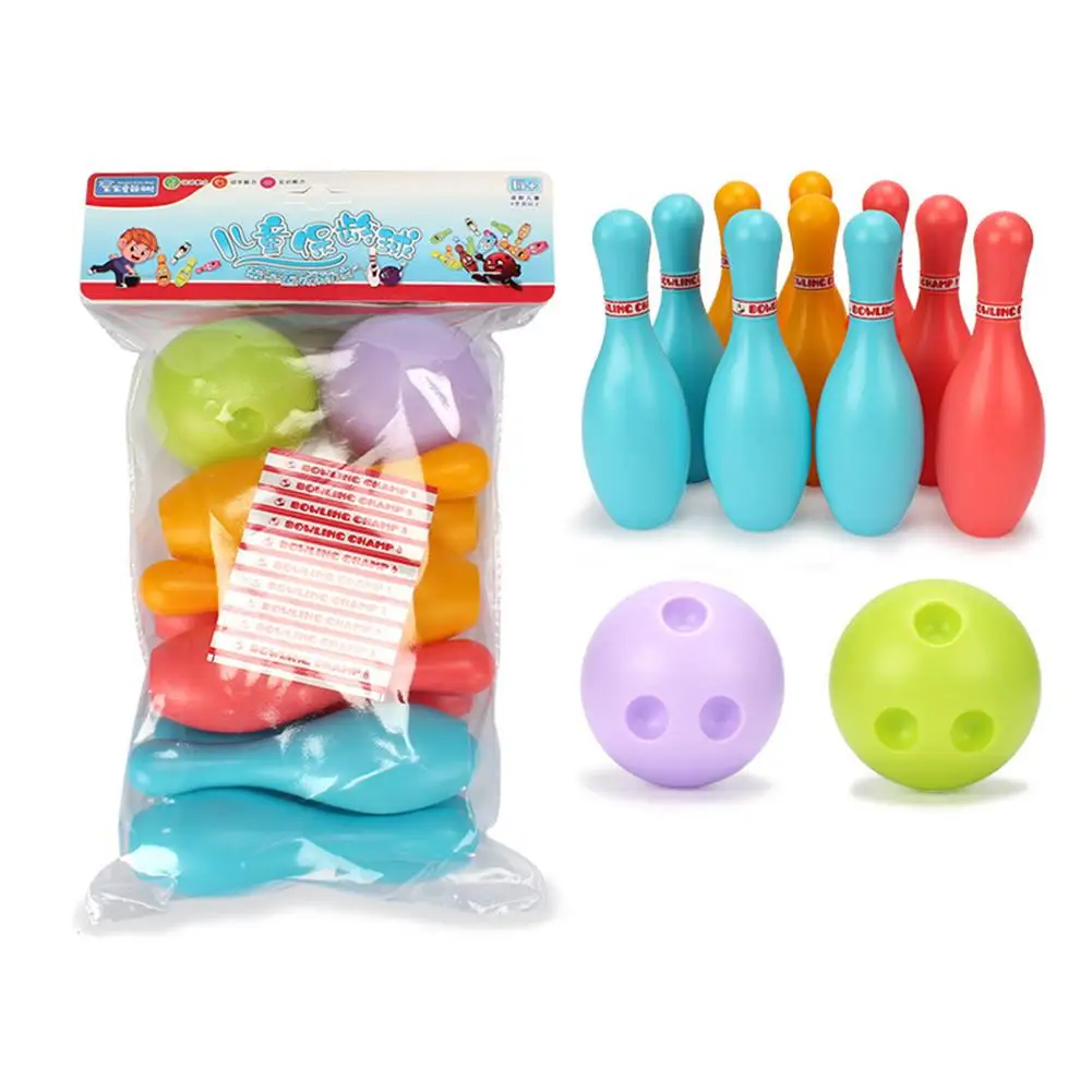 New Bowling Ball Toys Set Eco-friendly Children Indoor Sports Toys Parent-child Interactive Bowling Game Toys Set For Adult Kids