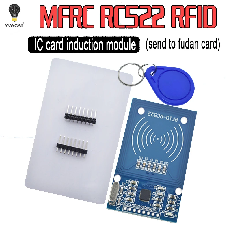 3.3V RC522 Chip IC Card Induction Module RFID Reader 13.56MHz 10Mbit/s