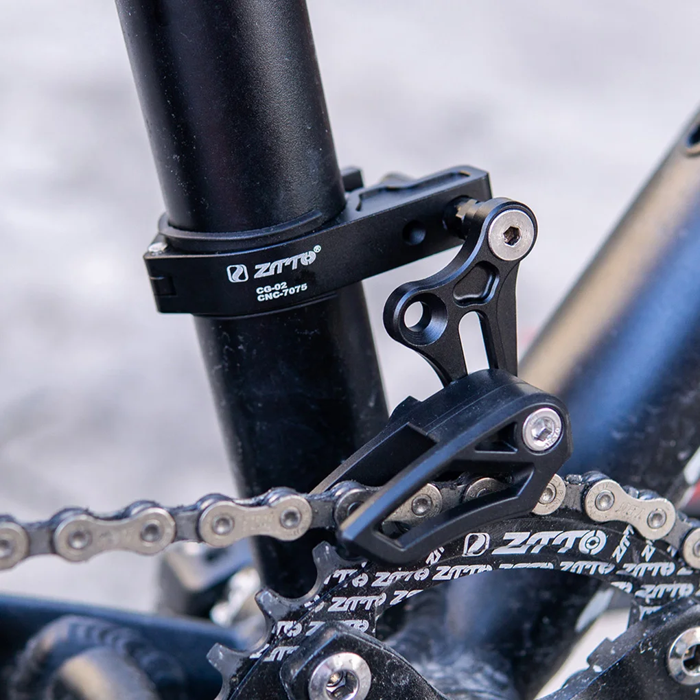 Однодисковый протектор цепи для горного велосипеда, натяжитель цепи из алюминиевого сплава, аксессуары для горного велосипеда