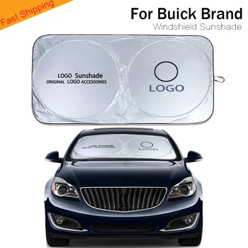 

For car logo sunshade front window sun visor cover parasol coche auto Accessories for Buick Lucerne Rainer Regal sun protector