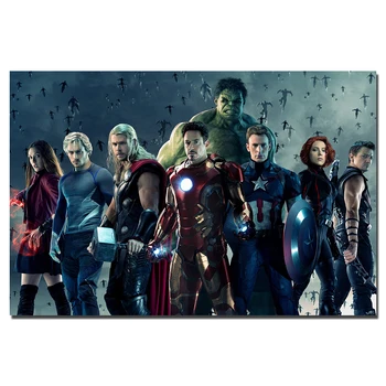 

Avengers Age of Ultron Movie Poster Canvas Painting Wall Art Pictures Print For Living Room Home Decor