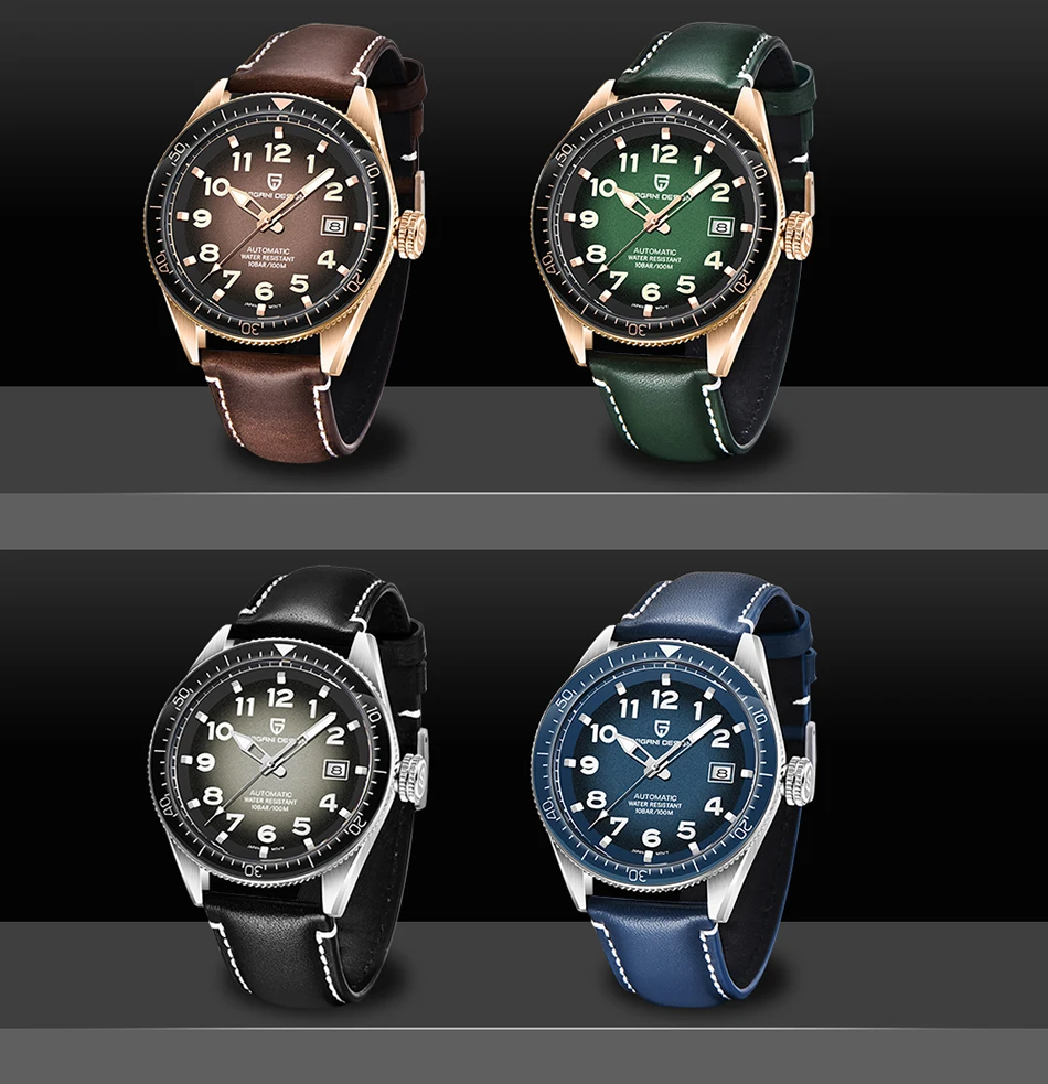 PAGANI дизайнерские часы мужские роскошные Лидирующий бренд Классические повседневные водонепроницаемые деловые сапфировые автоматические механические часы из нержавеющей стали