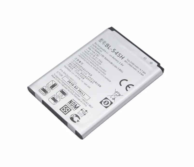 Ciszean 1x2540 мА/ч, BL-54SH BL-54SG Батарея для LG Optimus G3 Beat мини G3s G3c B2MINI G3mini D724 D725 D728 D729 D722 D22