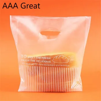 

100Pcs/Lot Party Bakery Bread Plastic Cookies Bag Gifts Cellophane Bags Candy Bags Food Cake Pouches Wedding Packaging