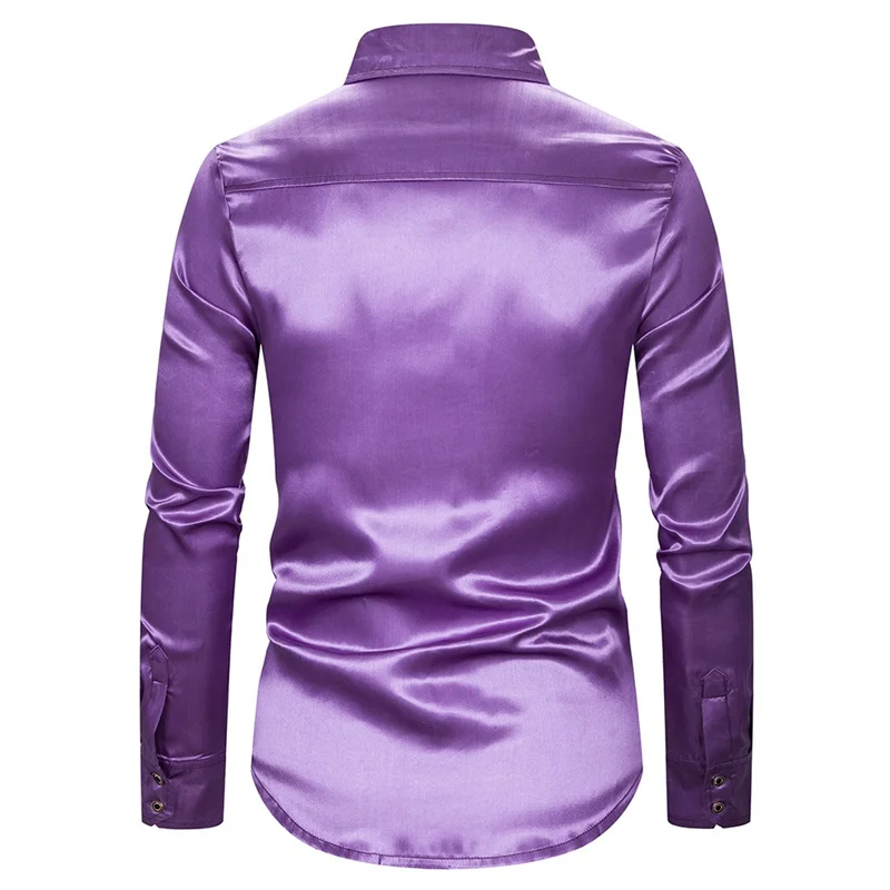 Новые модные рубашки с длинными рукавами для молодых мужчин с блестками, платье для театрального танца, рубашка с воротником, свадебное платье, рубашка золотого цвета