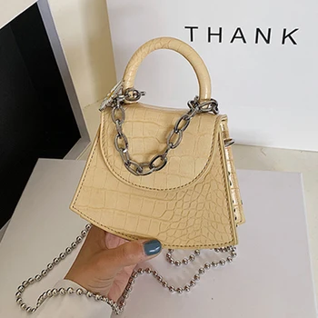 

PU Leather Mini Handbags Chain Crossbody Bags for Women 2020 Trend New Fan-shaped Small Shoulder Bag Designer Lady Bag Purses