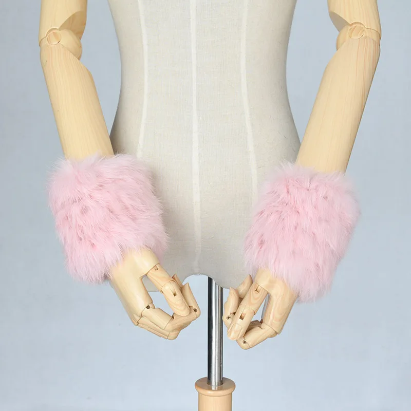 

C027 Real rabbit fur knitted glove