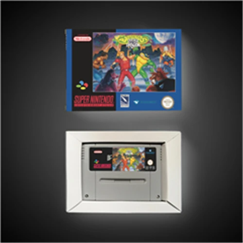 Battletoads и Double Dragon-Европейская версия карта действия для игры с розничной коробкой |