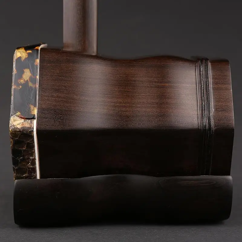 High quality professional Black Rosewood erhu Chinese Musical Instruments erheen two stings Violin Full set of Accessories
