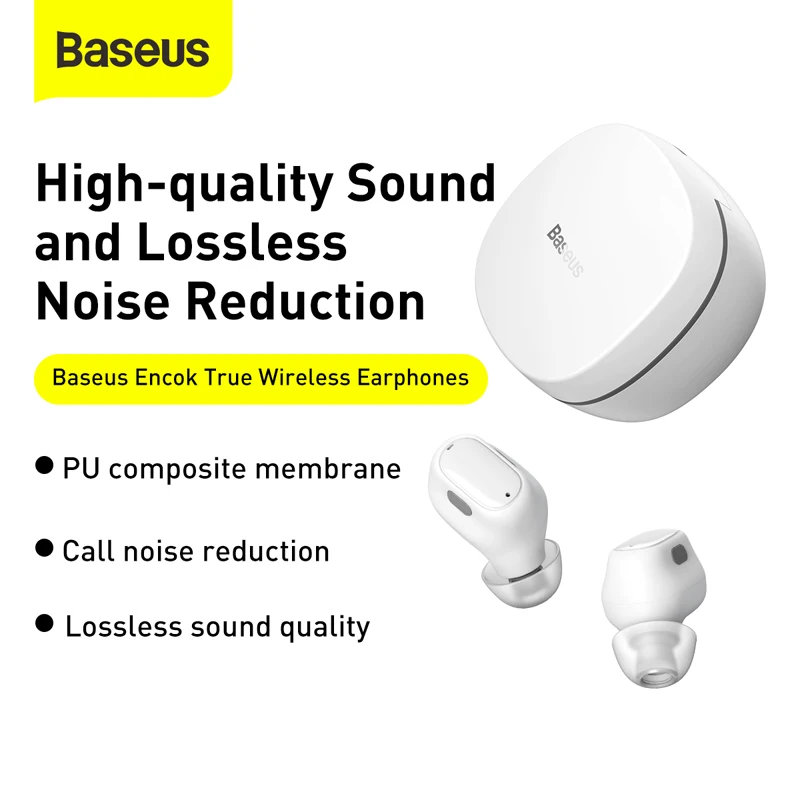 Baseus Wm01 True Tws Wireless Earphones Bluetooth 5.0 Earphone Hd Headphones Touch Control Earbuds Ios/android Headphones - Earphones & Headphones - AliExpress