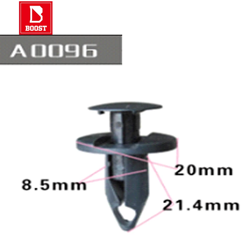 100Pcs Plastic Vehicle Fastener Retainer Rivet Bumper Clips Door Panel Fender Car Interior Roof Rivet For Toyota Mitsubish Ford
