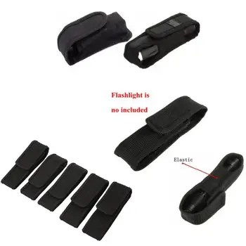 

5Pcs LED Flashlight Cover Torch Case Pouch Accessory Portable 12x3.5cm