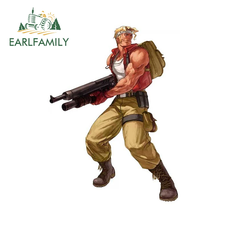 Earlfamily 13Cm X 9.5Cm Per Metal Slug Neogeo Battle Coliseum Adesivi Per Auto Decalcomanie Impermeabili Parabrezza Creativo Decorazioni Divertenti