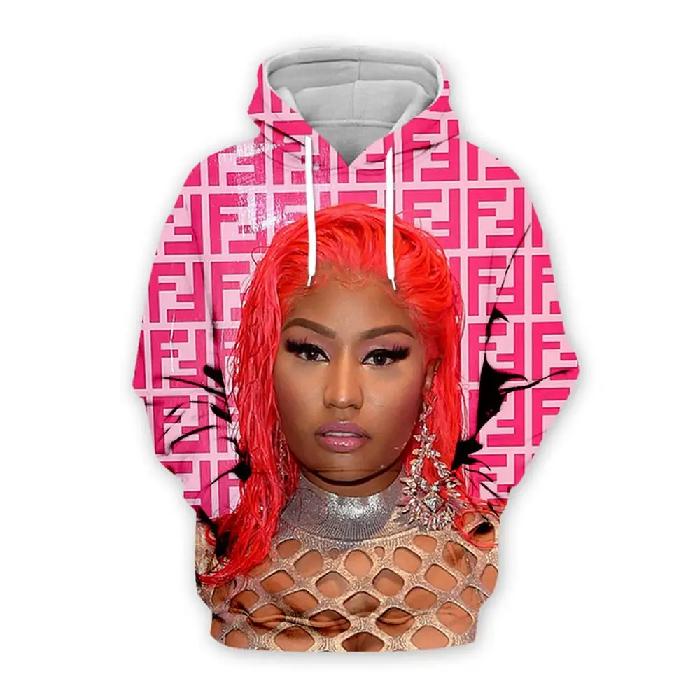 

PLstar Cosmos Popular Rapper Singer Art Nicki Minaj HipHop Streetwear Sweatshirt Tracksuit 3Dprint Men/Women Hoodies Pullover D1
