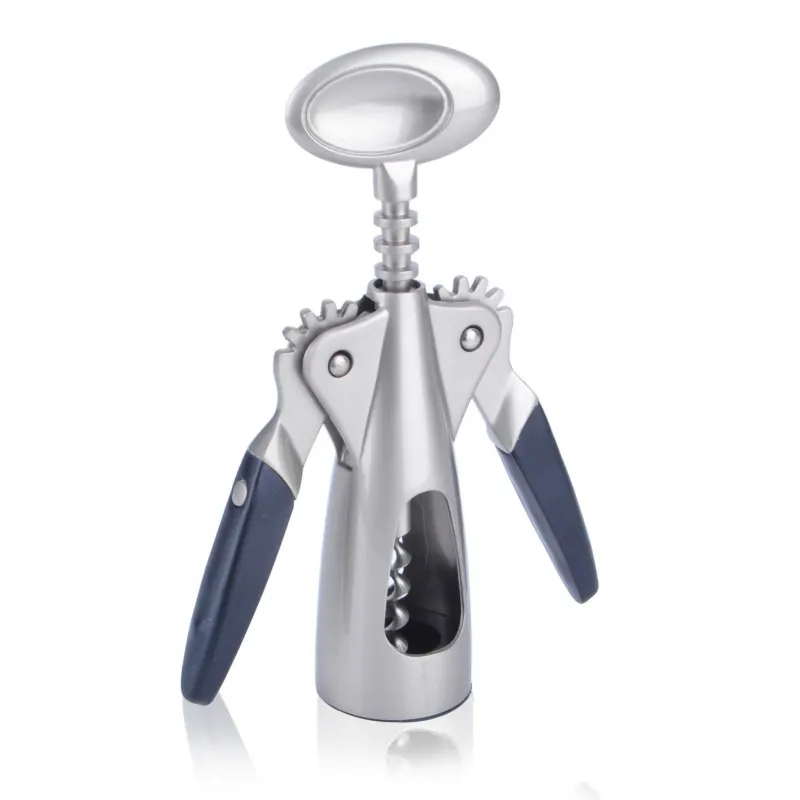 Portable Zinc Alloy Red Wine Opener Wing Type Metal Sommeliers Corkscrew Bottle Openers Corkscrews Cork Remover | Дом и сад