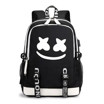 

Marshmello schoolbag, audio cotton candy, 100 DJ backpacks