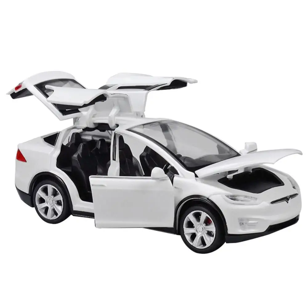 1:32 1:24 из сплава Модель автомобиля серии модель Игрушечная машина для G65 LX570 S600 Tesla Bugatti LP750 модель автомобиля серия коллекционные игрушки - Цвет: Tesla White