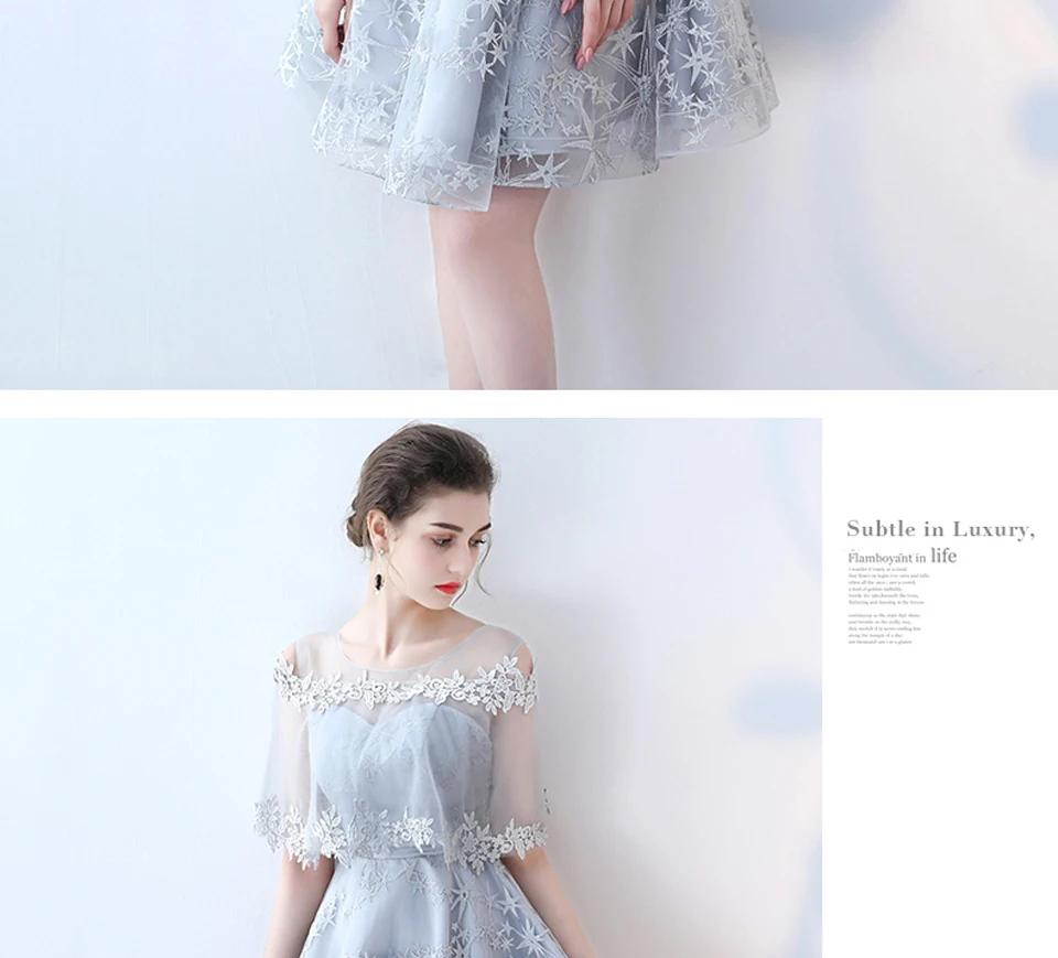 LAMYA Short Simple Embroidery Prom Dress Princess Banquet Evening Party Dress 2022 Sexy Special Occasion Gowns ball gown dress