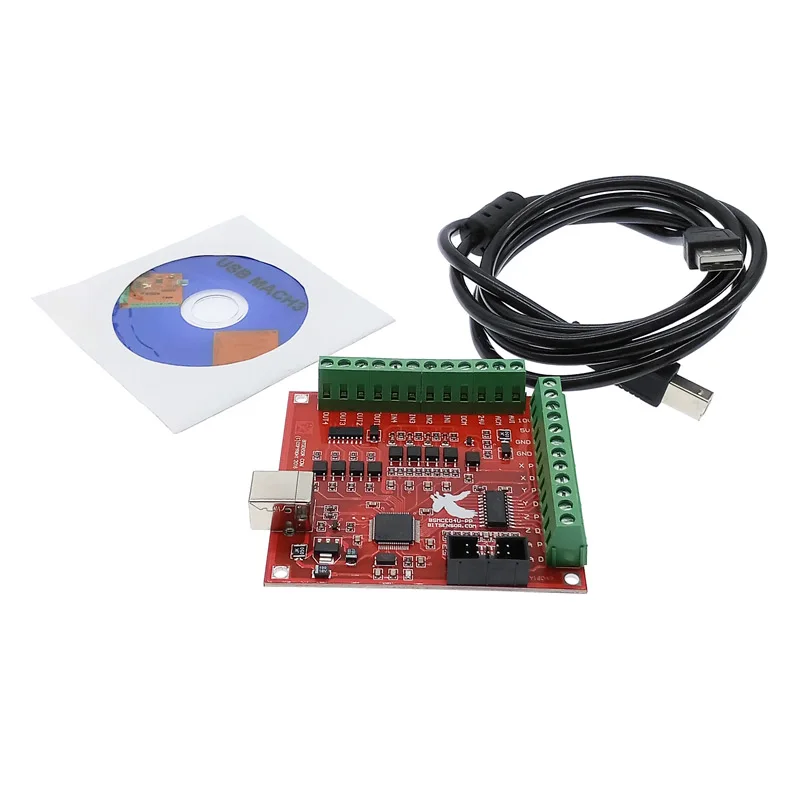 MACH3 4 축 100K USB CNC 키트 나무 조각 기계 부드러운 스테핑 모션 컨트롤러 카드 DM556 스테핑 모터 드라이버, 목재 조각 기계