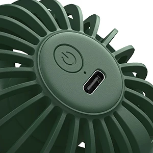 JISULIFE-USB Mini ventilador portátil recarregável, refrigerador de