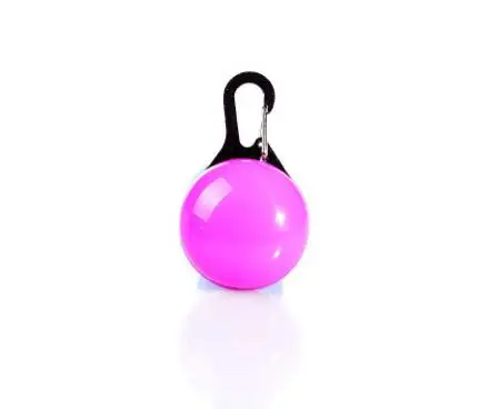 pink HIPET ошейник для собак, кошек, светящийся ошейник, светодиодный безопасность домашних животных ночью, ошейник, светящееся яркое украшение, ошейники для собак - Color: pink