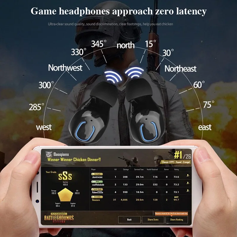 Мини-Удобная bluetooth-гарнитура, 10 часов работы, водонепроницаемые беспроводные наушники, гарнитура, свободные руки, автомобильный телефон, движение