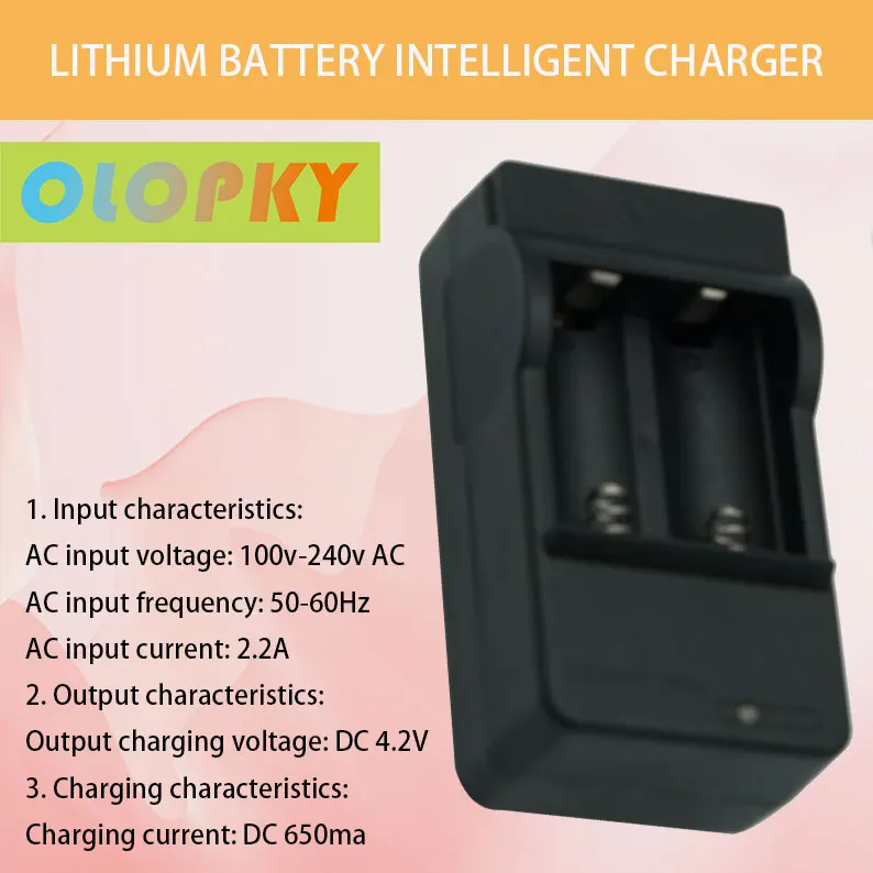 lithium battery charger 12v 16340 / CR123A special smart charger for lithium ion battery chargers for smartwatches