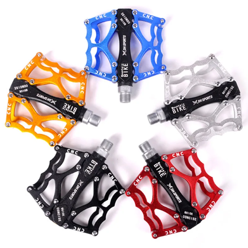 2 шт. MTB велосипедные педали 3 подшипники алюминиевый сплав CNC противоскользящие наружные велосипедные аксессуары педаль горного велосипеда высокой прочности