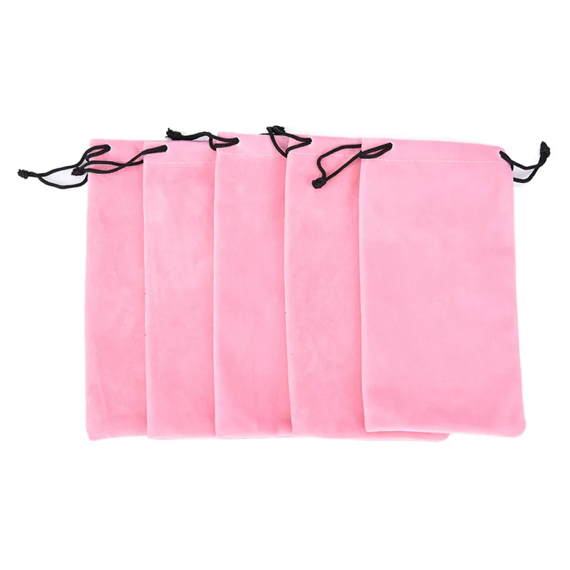 New 10pcs 1pc Drawstring Sunglass Bag in Velvet Material Very Soft Eyeglasses Pouch Eyewear Cases Bags
