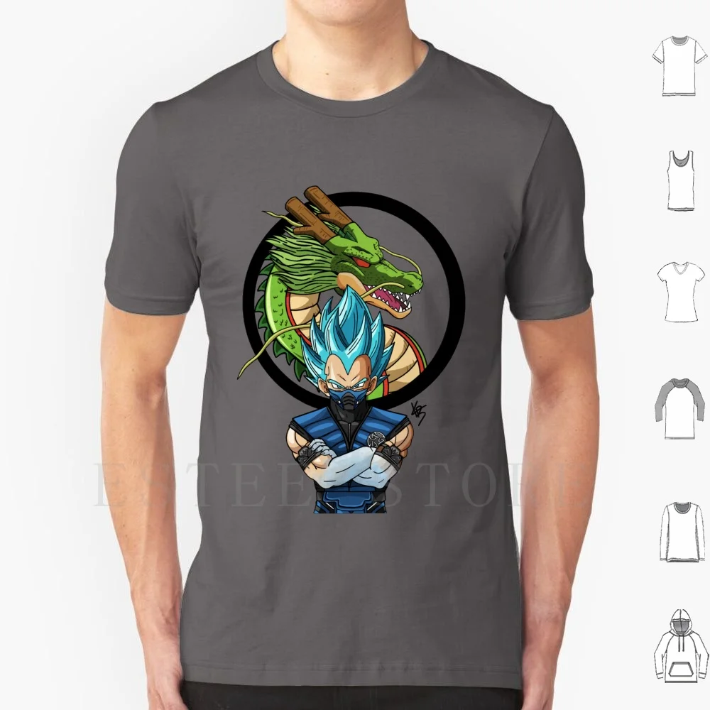 Sub Zero T Shirt Cotton Men Diy Print Sub Zero Sub Zero Super Super Sayan Sayan Super Sayan Blue Blue Cool Fight Fighting