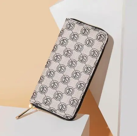 MARRY KORS, повседневный Длинный кошелек для женщин и мужчин, кошельки из микрофибры, дизайнерский кошелек на молнии, женский клатч, держатель, сумка, кошелек, мульти-карта - Цвет: Белый