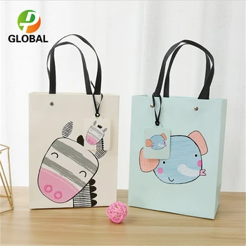 

D&P 50pcs Paper Bag Hand Gift Bag Wedding Gift Bag Birthday Party Paper Bag Tote Can Be Customiz 18*23*10cm /26*32*12.7 cm