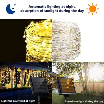 

LED Solar String Light 50/300 LED Fairy Tale Holiday Christmas Party Garland Solar Garden Decoration Light 7m/32m